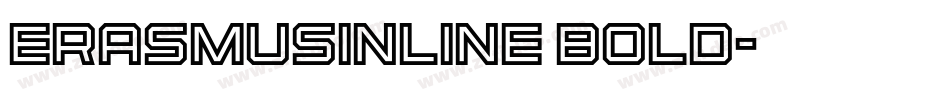 ErasmusInline Bold字体转换